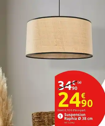 Suspension raphia