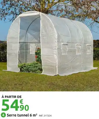 Serre tunnel 6 m2