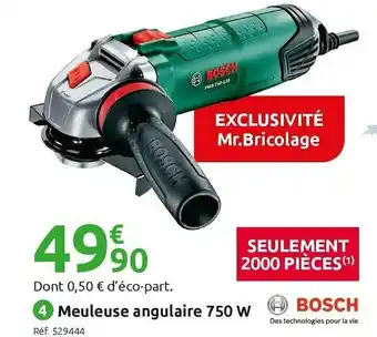 Bosch . meuleuse angulaire pws 750-125