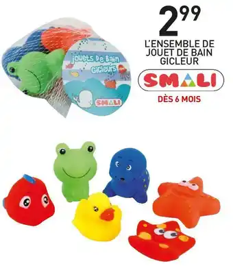 Stokomani Smali l’ensemble de jouet de bain gicleur offre