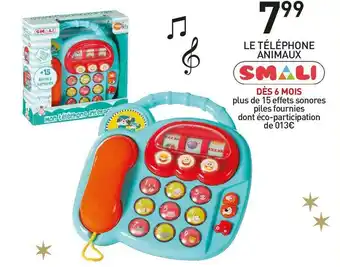 Stokomani Smali le téléphone animaux offre