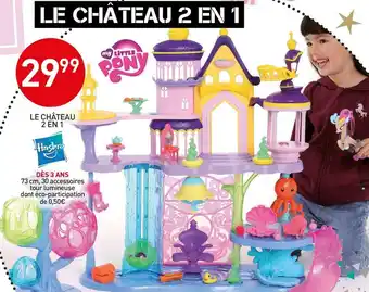 Stokomani Hasbro le château 2 en 1 offre
