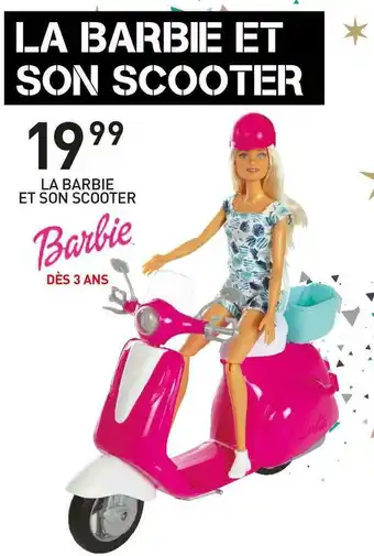 Stokomani Barbie la barbie et son scooter offre