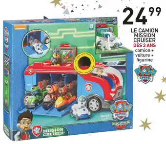 Paw patrol le camion mission cruiser