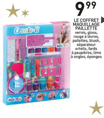 Stokomani Le coffret maquillage paillette offre