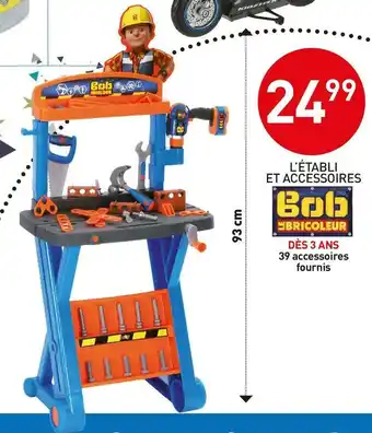 Bob le bricoleur lâĂ©tabli et accessoires