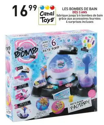Stokomani Canal toys les bombes de bain offre