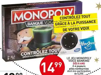 Stokomani Le jeu monopoly voice banking offre