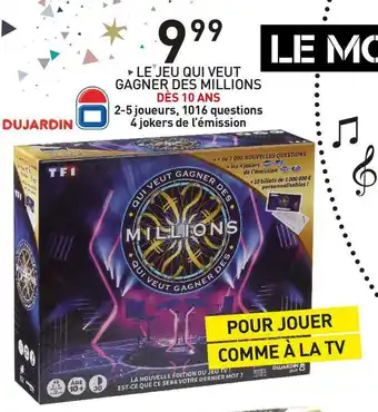 Le jeu qui veut gagner des millions