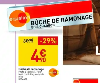 Bûche de ramonage