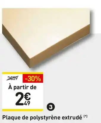 Weldom Plaque de polystyrène extrudé offre