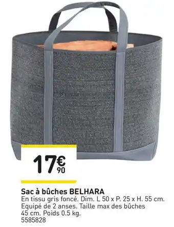 Sac à bûches belhara