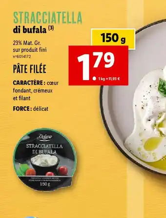 Lidl STRACCIATELLA offre