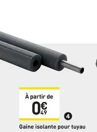 Gaine isolante pour tuyau