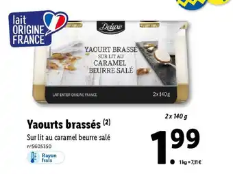 Yaourts brassés