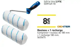 Weldom Dexter rouleau + 1 recharge offre