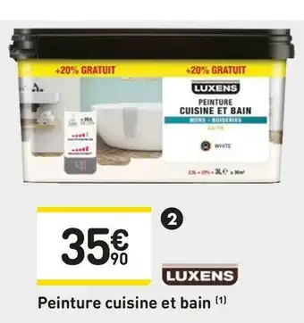 Weldom Luxens peinture cuisine et bain offre