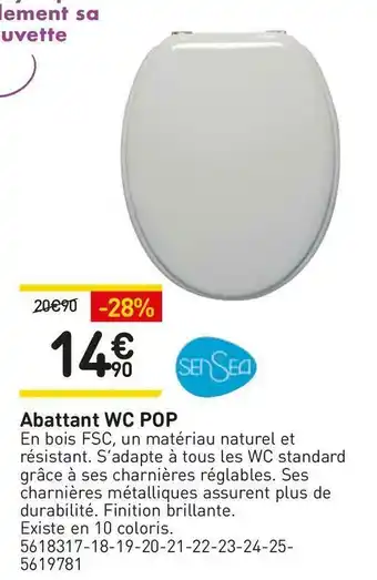Weldom Pop abattant wc pop offre
