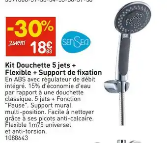 Weldom Kit douchette 5 jets offre