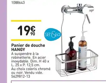 Weldom Panier de douche hangy offre