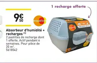 Absorbeur dâhumiditĂ© + recharges