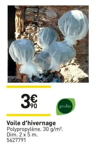 Weldom Voile d’hivernage offre