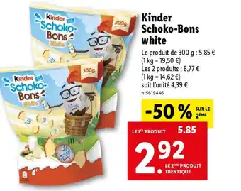 Kinder Schoko-Bons white
