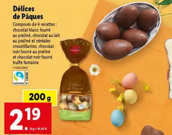 Lidl Délices de Pâques offre