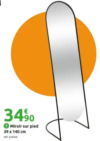 Mr Bricolage Miroir sur pied offre