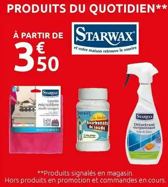 Mr Bricolage Starwax bon plan sur les produits du quotidien offre