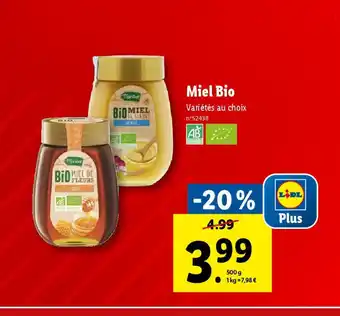 Lidl Miel Bio offre
