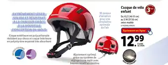 Lidl Casque de vélo enfant offre