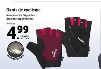 Lidl Gants de cyclisme offre