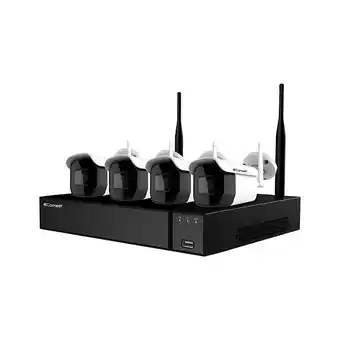Bricorama Kit de vidéosurveillance Wi-Fi 4 Caméras et NVR 8 voies - Comelit offre