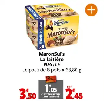 Coccinelle Supermarché MaronSui's La laitière NESTLÉ offre