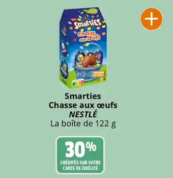 Coccinelle Supermarché Smarties Chasse aux œufs NESTLÉ offre
