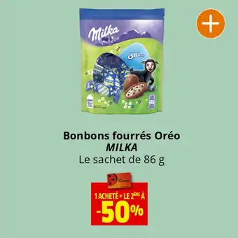 Coccinelle Supermarché Bonbons fourrés Oréo MILKA offre