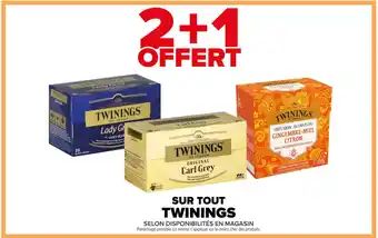 Carrefour Contact SUR TOUT TWININGS offre