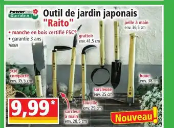 Norma Outil de jardin japonais "Raito" offre
