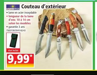 Norma Couteau d'extérieur offre