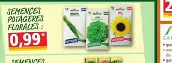 SEMENCES POTAGÈRES FLORALES: