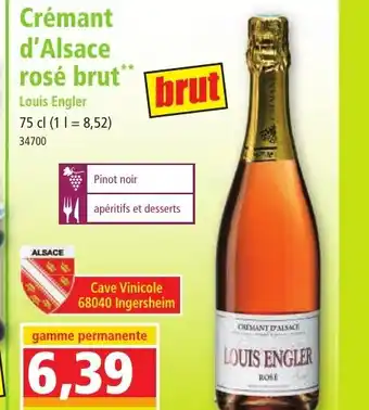 Norma Crémant d'Alsace rosé brut** offre