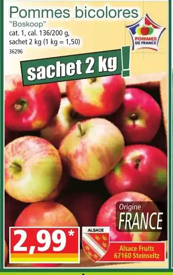 Norma Pommes bicolores offre