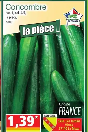 Norma Concombre offre