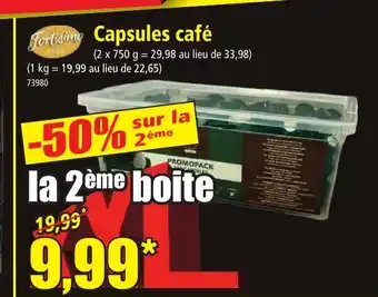 Norma Capsules café offre