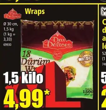Norma Wraps offre