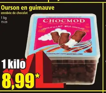 Norma Ourson en guimauve offre