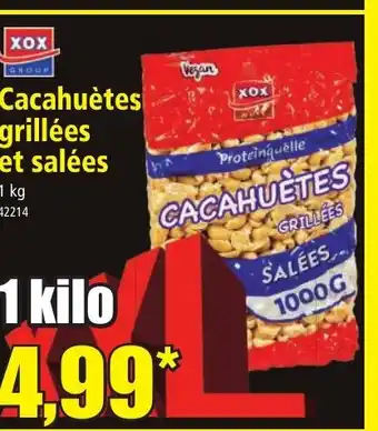 Norma Cacahuètes grillées et salées offre