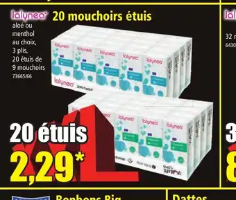 Norma 20 mouchoirs étuis offre