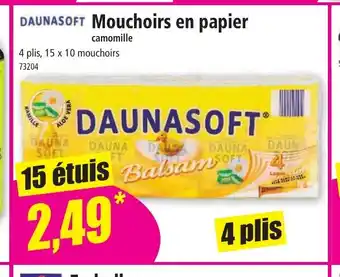 Norma DAUNASOFT Mouchoirs en papier offre